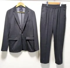 ナノユニバース セットアップ スーツ L グレー ストレッチ ウォッシャブル