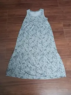 ミッキーマウス柄 ノースリーブワンピース　マタニティ