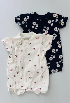 ベビー ロンパース 2枚セット 60-70cm