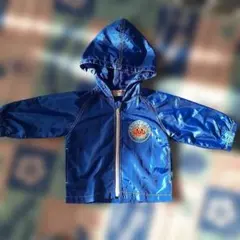 アンパンマン フード付きアウター 青