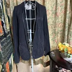 【美品】DIESEL ノーカラーブラックジャケット A16801_0PFAH_9XX_A.jpg