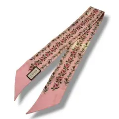 美品】GUCCI GGロゴ シルク スカーフ ネックボウ - メルカリ