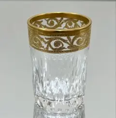 SAINT LOUISサンルイ/※金彩青海波紋 台形蓋物　茶懐石道具　春海商店 SAINT LOUISサンルイ/※金彩青海波紋 グラス 茶懐石道具 春海商店