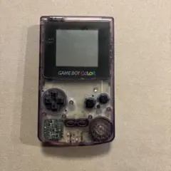 ゲームボーイカラー クリアパープル 本体　ジャンク品