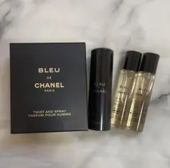 CHANELブルードゥシャネル　オードパルファム　トラベルスプレイ　詰め替え付き