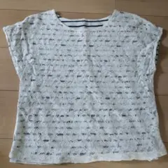 earthミュージックエコロジー 半袖リバーシブルレースTシャツ