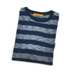 美品 JOURNAL STANDARD インディゴ染め ポケット Tシャツ 藍