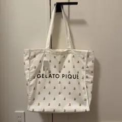 ジェラートピケ gelato pique 総柄 ホビートート クマ　ベア