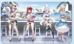 ホロナツパラダイス　マレーシア　プレイマット 白*様 【新品】ホロライブ 0期生 ラバーマット ホロナツパラダイス