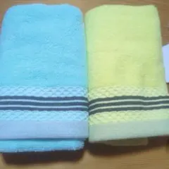 シンプルフェイスタオル2枚セットのサムネイル