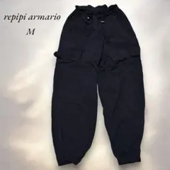 《レピピアルマリオ》repipi armario ナイロンカーゴパンツMブラック
