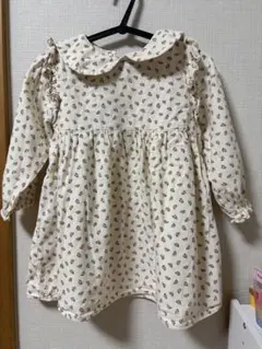 小花柄 チュニック ワンピース