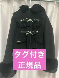 LIZLISA ショートコート ブラック