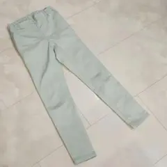 GU　スキニー　レギンス　レギパン　ストレッチ　水色　S