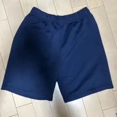 ネイビー　ハーフパンツ 150サイズ ポリエステル90%