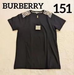新品BURBERRY バーバリー ノバチェック　半袖　Tシャツ　ブラック　151