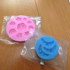 バラのシリコンモールド 2種セット