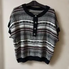 CLASSICAL ELF ボタン付きニットセーター XL