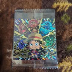 ワンピース大海賊シールウエハースLOG.4【モンキー・D・ルフィ】☆SGR★