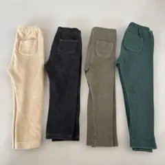 UNIQLO リブレギンス デニム　4点セット 90 100