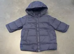 無印　フード付きダウン　80