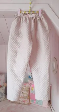 キルティングパンツ カジュアルパンツ