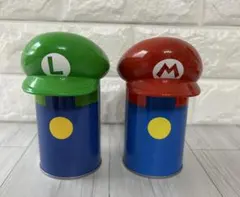 Super Nintendo World マリオ ルイージ お菓子缶 2個セットのサムネイル