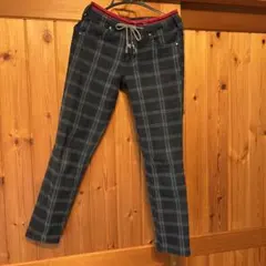 EDWIN 603 チェック柄 カジュアルパンツ