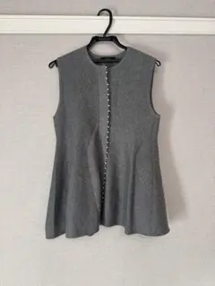 UNITED ARROWS グレー ノースリーブベスト