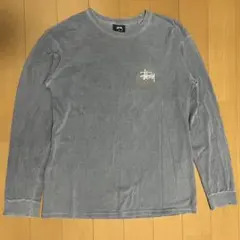 stussy バックプリントロングTシャツ　フェード　archives y2k