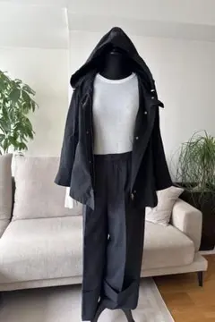 Deuxieme Classe黒いフード付きジャケットのサムネイル
