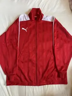 PUMA レッド ジップアップジャケット　ジャージ