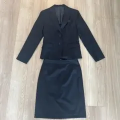 COMME CA ISM スーツ　黒