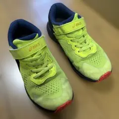 ASICS イエロー キッズスニーカー　19cm lazerbeam アシックス