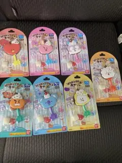 COOKY TATA 全7種セット ★ BT21 ロリポップチョコチャーム