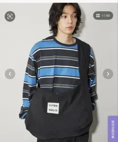 CITEN 2WAYビックショルダーバッグ ブラック シテン