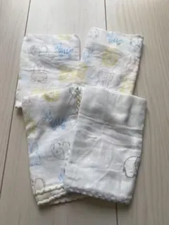 未使用品　ミッフィーガーゼ4枚セット