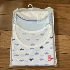 新品　ユニクロ　コットンメッシュインナーT(半袖) 3枚組　肌着　110㎝
