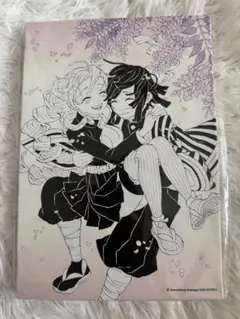 鬼滅の刃 原画展 岡山 デザインアートボード 甘露寺蜜璃と伊黒小芭内