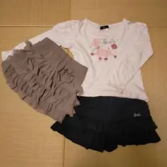 【値下げ】Barbie ＆ Zara　3枚セット　140サイズのサムネイル