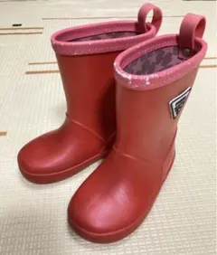 【値下げしました】BREEZE ブリーズ レインシューズ レッド　赤　14cm