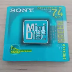 SONY MiniDisc エメラルドグリーン 74分 １枚