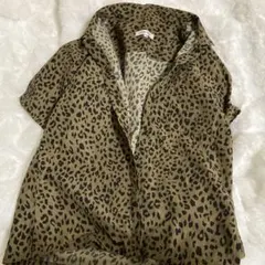 GLOBAL WORK ヒョウ柄 半袖シャツ・ショートパンツ 140