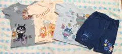 アンパンマン　半袖　Tシャツ　パンツ　100cm　4点セット　夏服