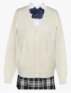 白カーディガン 学生服