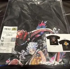 ONE PIECE NBA Tシャツ 黒 L ルフィ ニカ ギア5 レイカーズ ONE PIECE NBA Tシャツ 黒 L ルフィ ニカ ギア5 レイカーズ - メルカリ