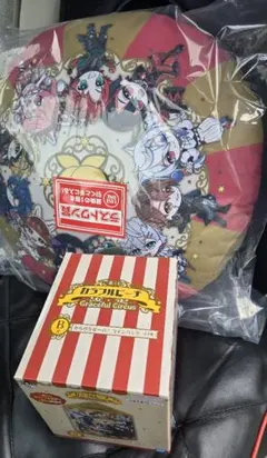 一番くじ カラフルピーチ ラストワン賞クッション＆B賞コインバンク