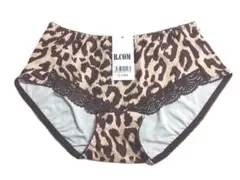 新品 送料無料 ショーツ レディース Lサイズ 茶ヒョウ柄 ストレッチ