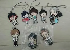 ハイキュー　ラバーストラップ　まとめ売り　きゅんキャラ　影山　及川　白布　黒尾