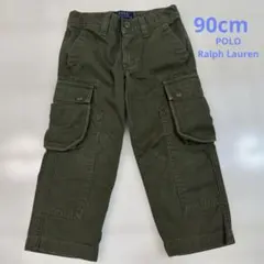 Polo Ralph Lauren 90cm カーゴパンツ オリーブ